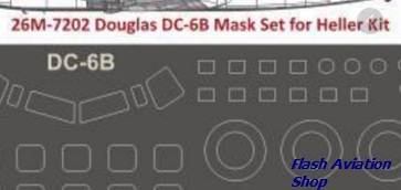 Image not found :Douglas DC-6B Mask Set