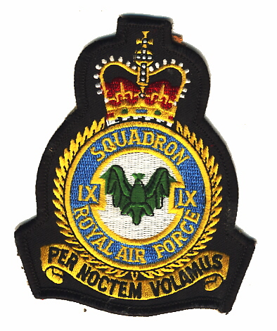 Image not found :Squadron IX, Royal Air Force, 'Per Noctem Volamus'