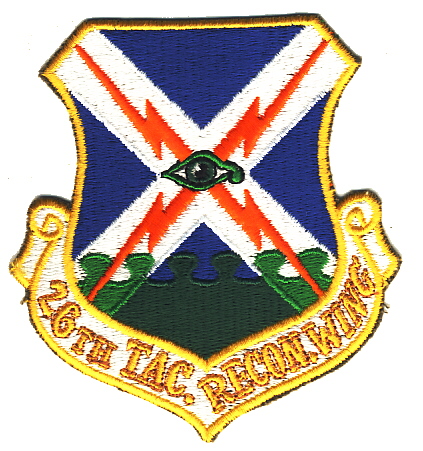 Image not found :26th Tac. Recon. Wing (10,5cm)