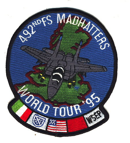 Image not found :492nd FS Madhatters, World Tour '95 (10cm)