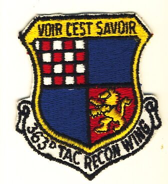 Image not found :Voir Lest Savoir, 363D TAC Recon Wing