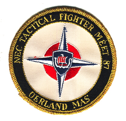 Image not found :NEC Tactical Fighter Meet 87, Oerland MAS (gold)