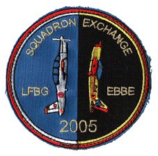 Image not found :Squadron Exchange LFBG, EBBE, 2005 (SF.260)