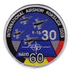 Image not found :International Airshow Koksijde 2009, F-16 30, NATO 60