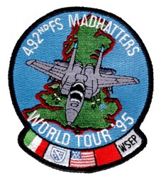 Image not found :492nd FS Madhatters, World Tour '95 (F-15)