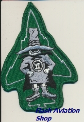 Image not found :(F-4 Silhouette on green background, Spooky in b&w)