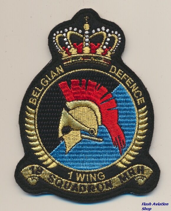 Image not found :18 Squadron MRH, 1 Wing, Belgian Defence (velcro)