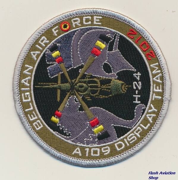 Image not found :Belgian Air Force A109 Display Team 2012, H-24