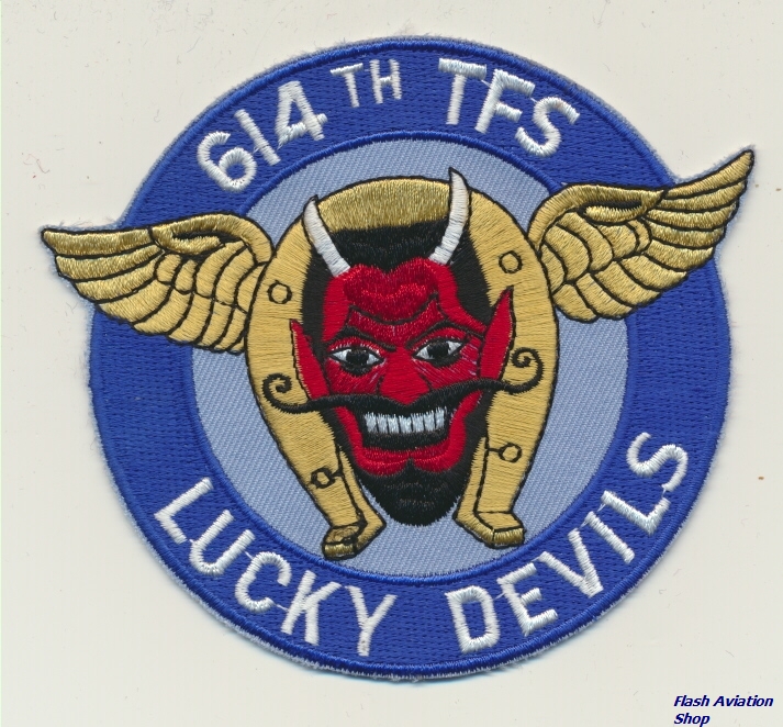 Image not found :614th TFS, Lucky Devils (10cm)