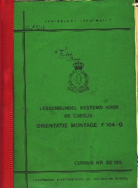 Image not found :Lessenbundel v/d Cursus: Orientatie Montage F-104G
