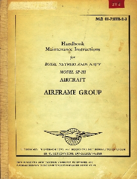 Image not found :Handbook Maintenance Instructions RNN SP-2H- Airframe Group