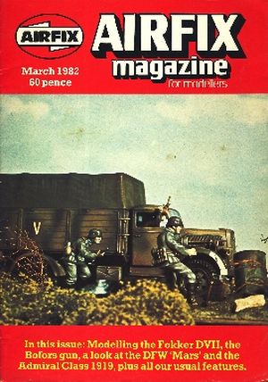 Image not found :Editor's Notebook - with a look at some 1982 new models; The DFW 'Mars' - The first German aeroplane to go to war by Harry Woodman (1/72 3-view scale