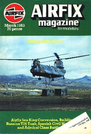 Image not found :Editor's Notebook - Comments from the Editor and 1983's new products; Airfix Sea King Conversion - S. Slater makes the HAS Mk 1, Mk 2 and Mk 2 AEW; Po
