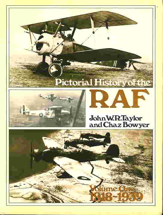Image not found :Pictorial History of the RAF Volume One 1918-1939 (1980)
