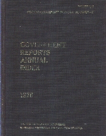 Image not found :Government Reports Annual Index 1976