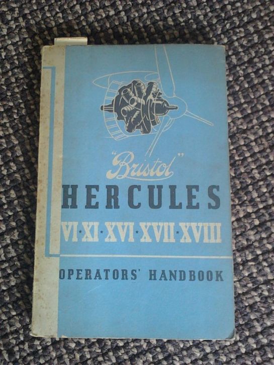 Image not found :Bristol Hercules VI-XI-XVI-XVII-XVIII Operators's handbook