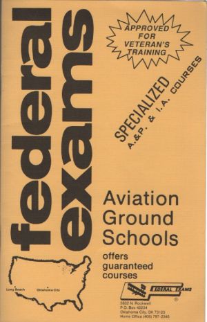 Image not found :Federal Exams, Aviation Ground Schools, Specialised A&P. & I.A. C