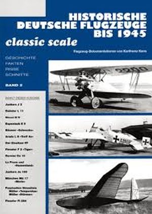 Image not found :Historische Deutsche Flugzeuge bis 1945, classic scale, band 2