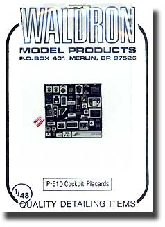 Image not found :P-15D Mustang Cockpit Placards