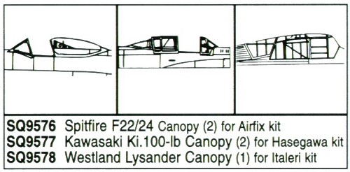 Image not found :Spitfire F22/F24 (2) Canopy