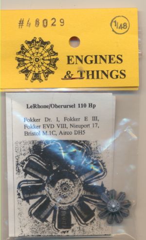 Image not found :Le Rhone / Oberursel 110 Hp