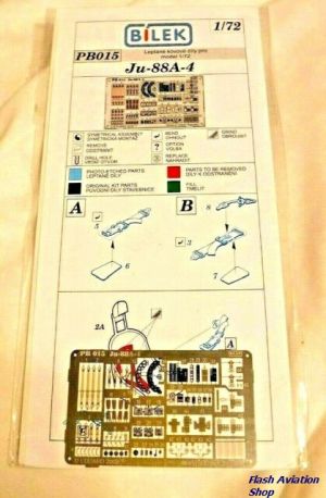 Image not found :Bilek Eduard Color PE - Photo Etched Parts For Ju 88A 4