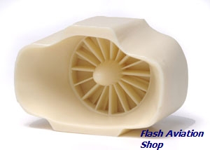 Image not found :SAAB 37 Viggen air duct and first front fan