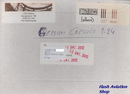 Image not found :Interior detail for Revell Gemini Space Capsule