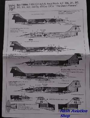 Image not found :KLu F-104G Starfighter & F-16: alle squadrons