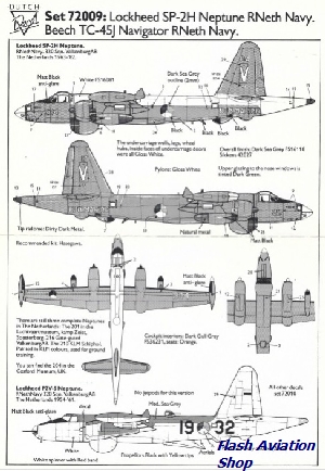 Image not found :Lockheed P2V-7 Neptune 320 Sqn, Beech TC-45J MLD