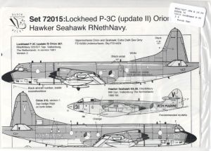 Image not found :Lockheed P-3C (Update II) Orion 320 Sqn MLD, Hawker Seahawk MLD