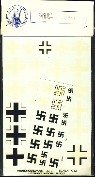 Image not found :Luftwaffe national Insignia; Bf.109E, FW.190A