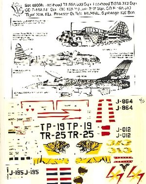Image not found :Lockheed (R)T-33 KLu 306, 313 sqn, F-16A 311 sqn en 313 sqn Tiger . Brewster Buffalo 120 sqn