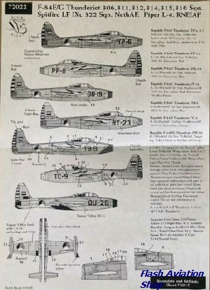 Image not found :F-84E/G Thunderjet 306, 311, 312, 314, 315 en 316 squadron