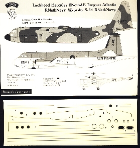 Image not found :Lockheed C-130H-30 Hercules G-273 & G-275, Breguet Atlantic MLD, Sikorsky S-51 MLD. (roundels not included)
