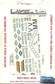 Image not found :F-18 Hornet Marine Squadrons VMFA-312/VMFA-451