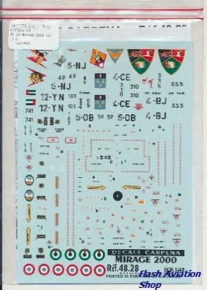 Image not found :Mirage 2000 (5) No 59 5-OB EC 2/5 No 49 5-NJ EC 1/5 Both Desert Storm; No 741 UAE Abu Dhabi; Two Seat No 310 4-CE SPA 96