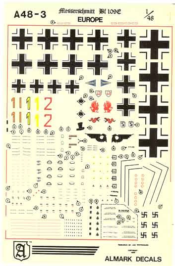 Image not found :Messerschmitt Bf.109E-1/3/5 Europe