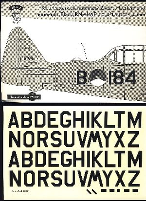 Image not found :Letters en Nummers KLu Zwart 10,4- 15,0 - 23,4