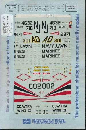 Image not found :TA-4F Skyhawk: US Marines WA, US Navy VA-43,