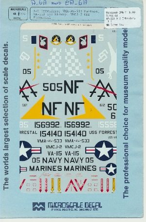 Image not found :A-6 Intruders: VMF533, VA-115, VMCJ-2