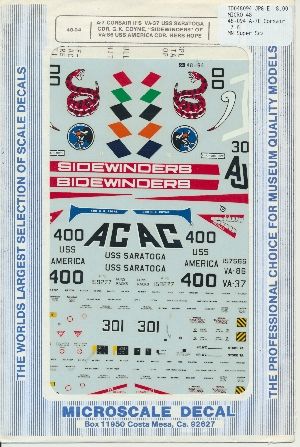 Image not found :A-7E Corsair US Navy: VA-37 en VA-86 'Sidewinnders',