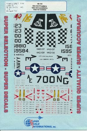 Image not found :EA-6Bs : VAQ-132 Constellation & VAQ-137 America