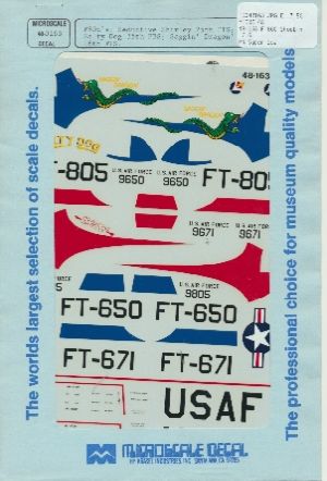 Image not found :F-80C Shooting Star USAF: Seductive Shirley 2 25 FIS, Salty Dog 35 FBS, Saggin Dragon 16 FIS