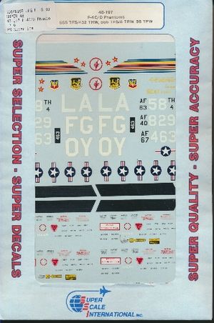 Image not found :F-4C/D Phantom II USAF: 555 TFS/432 TRW, 555