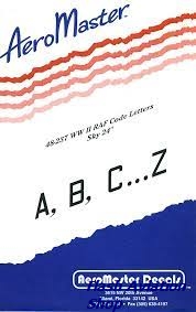 Image not found :WWII RAF Code Letters -Sky- 24'