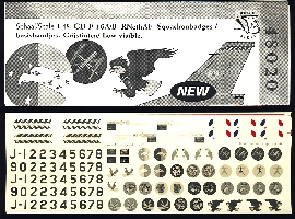 Image not found :F-16 squadron badges/basisbandjes KLu in grijstinten/Low visibility