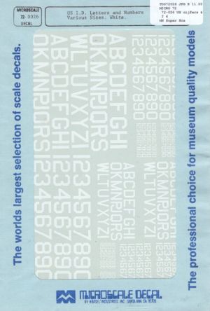 Image not found :US cijfers & letters: US Navy/USAF wit, diver