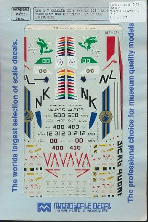 Image not found :A-7 Corsair II: US Navy A-7E CVW-7/VA-66, CVW-14/VA-27, VA-94, A-7B CVRW-20/VA-205