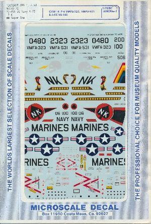 Image not found :US Navy A-6E VA-196, USMC F-4M VMFA-323, VMFA-531